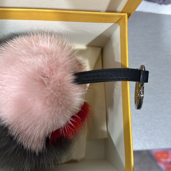 FENDI Pom-Pom Bag Charm - Picture 5 of 6